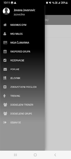 Maximus Gym Screen 3