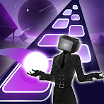 Tiles Hop : Skybidy TV man