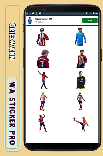 Griezmann - WA Sticker Pro Screen 3
