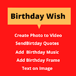 Cover Image of Descargar Birthday Wish - Video Status  APK