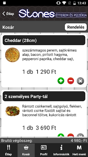 Stones Étterem és Pizzéria Screen 3