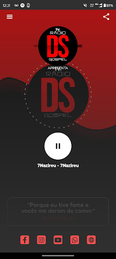 Android application Rádio DS Gospel screenshort