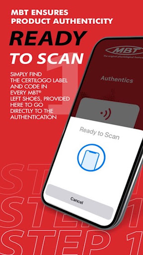 Android application MBT Authentics to GO Live screenshort