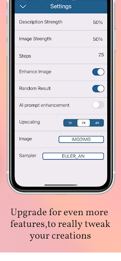 Screenshot of ImageAI - AI Art Generator