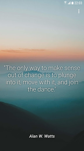 Luna: Quote of the Day Screen 2