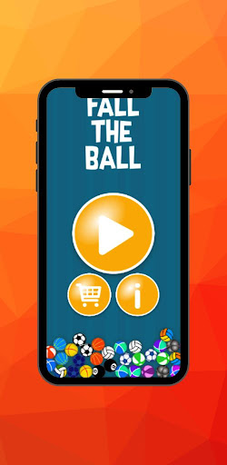Android application Fall the Ball screenshort