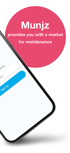 Munjz Service Provider Screen 2