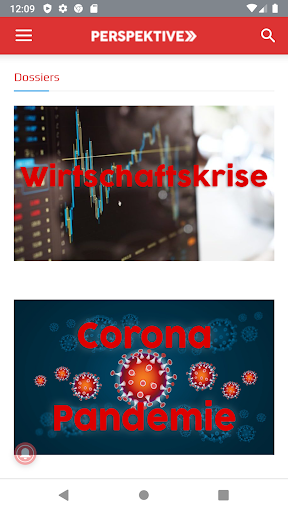 Perspektive Online Screen 2