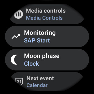Screenshot of SAP Mobile Start