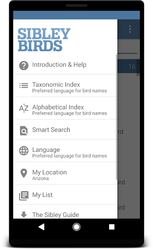 Android application Sibley Guide to Hummingbirds screenshort