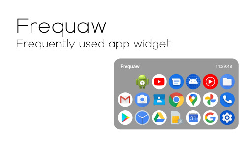 Android application Frequaw: Frequently used apps screenshort