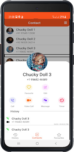 Chucky Doll Fake Video Call
