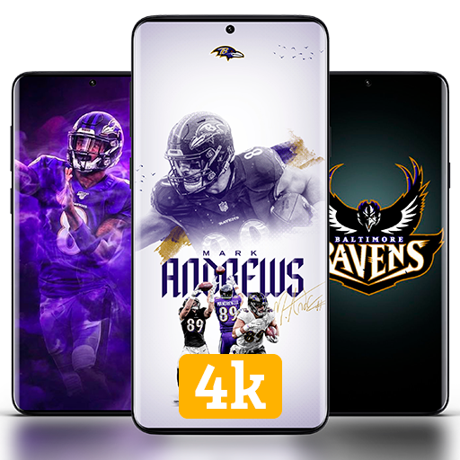 Baltimore Ravens Wallpaper 4k विंडोज़ पर डाउनलोड करें