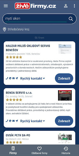 Živéfirmy.cz Screen 2