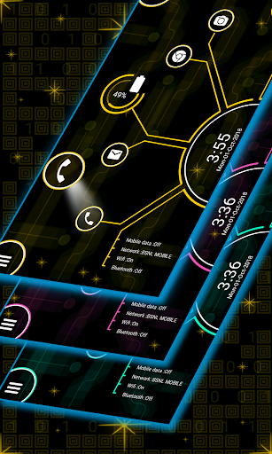 Curve Hitech launcher -Applock