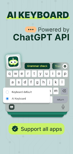 Android application AI Type AI Keyboard Extension screenshort