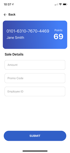 Royalty Rewards® Wizard Screen 2