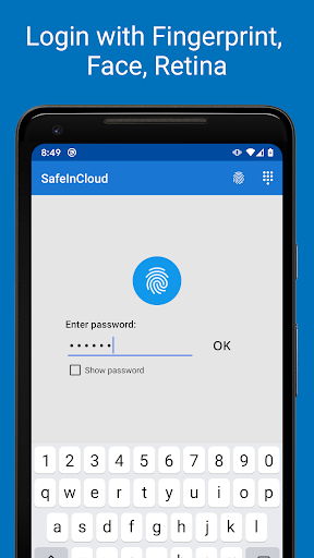 Password Manager SafeInCloud screenshot 1