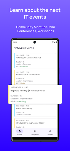 Android application Netaville screenshort