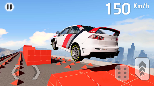 3D Car Stunts Racing Game