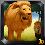 Real Lion Attack Simulator 3D icon