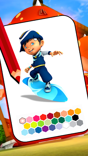 Boboiboy coloring cartoon game
