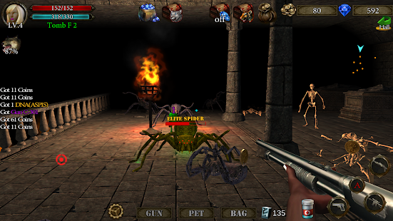 Dungeon Shooter: Dark Temple Екранна снимка