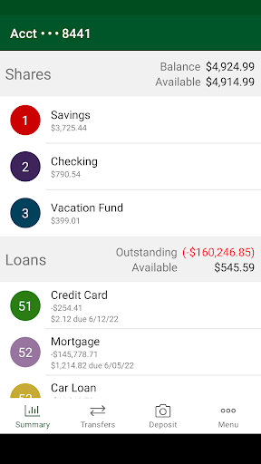 Mohawk Valley FCU Screen 2