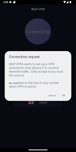 Wolf VPN Screen 2