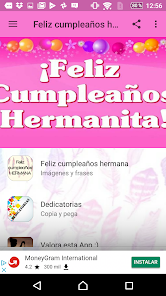 Captura de Pantalla 4 FELIZ CUMPLEAÑOS HERMANA FANTÁ android