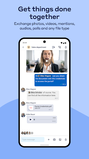 Teamwire - Business Messenger Screen 2