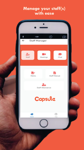 Capsule business manager Screen 3