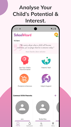 SchoolWizard Screen 2