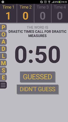Mime Game - Try to Guess Screen 2