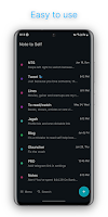 screenshot of Note to Self - Private Notepad