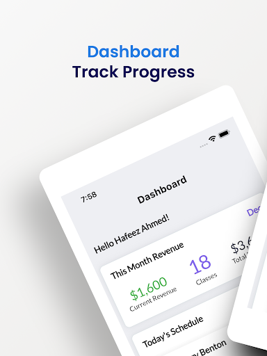 Screenshot of Schedule Flow - Track Students