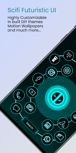 Android application Jarvis Scifi: Epic Launcher screenshort