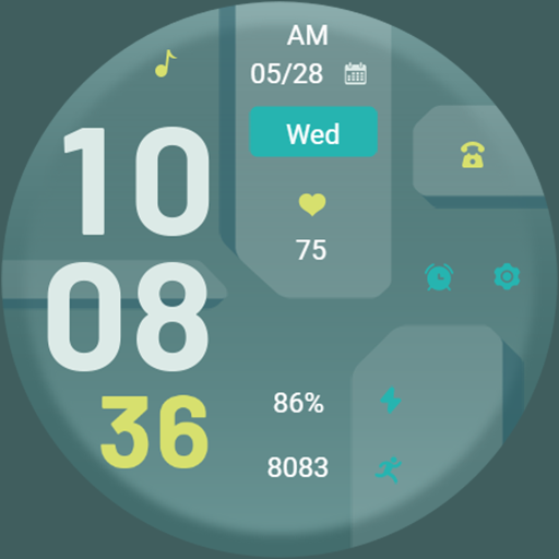 Geometric Spruce ZKin Watch icon