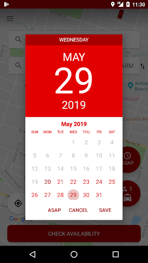 Armidale Taxis Screen 2