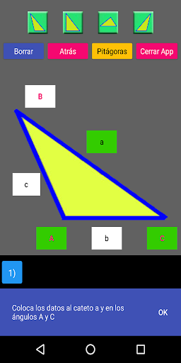 Ley de Senos y Cosenos,cálculo Screen 3