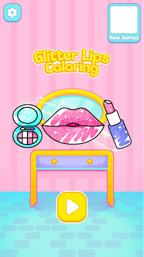 Glitter Lips coloring Screenshot 1 - AppWisp.com
