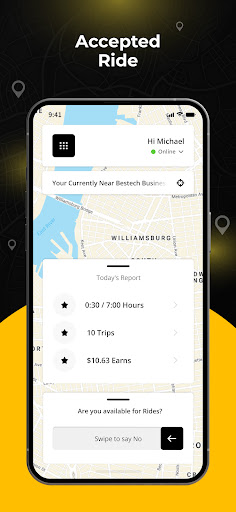 VivoCabs - Driver Screen 2