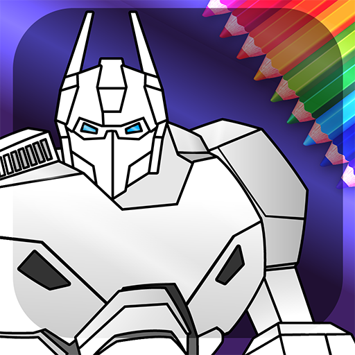 Robots City Coloring for Boys logo