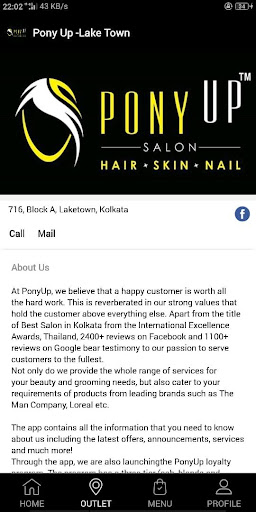 PonyUp Salon Screen 2