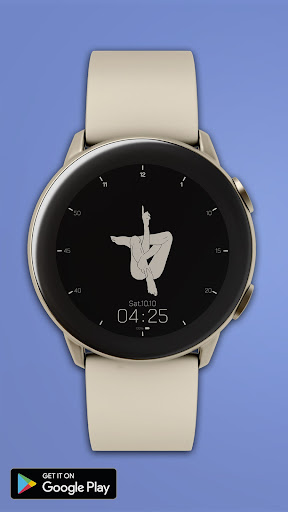 Android application Woman design - Watch face screenshort