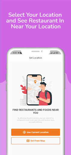 Android application Food Funda screenshort