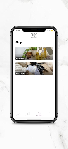 PURE Spa & Beauty Screen 2
