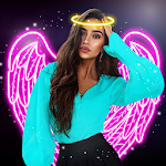 Cover Image of Download Neon Wings Photo Editor  APK