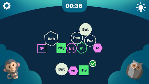 Learn Words - Use Syllables Screen 3