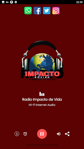 Radio Impacto de Vida Screen 2